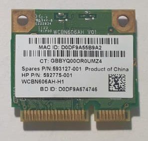 Модуль Wi-Fi+Bluetooth Atheros (AR5B195) 802,11 a/b/g/n 150 Мбит/с