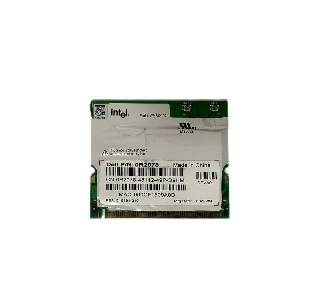 Модуль Wi-Fi Intel PRO/Wireless 2100 wm3a2100 Dell 0r2078